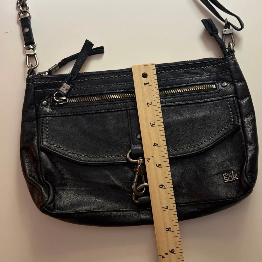The Sak Crossbody Bag Black Leather